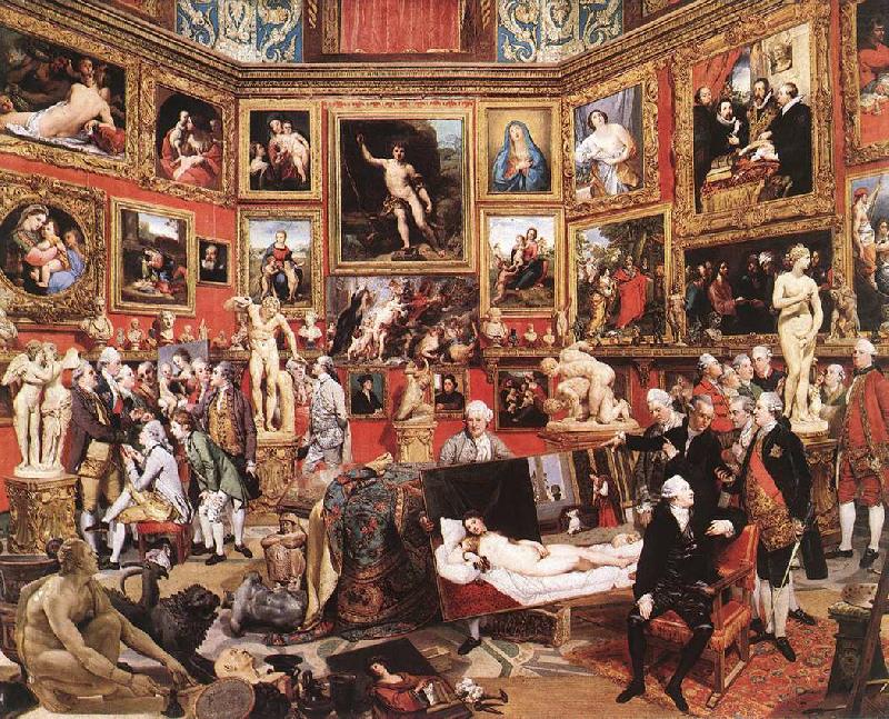 The Tribuna of the Uffizi, ZOFFANY  Johann